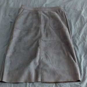 Suedette midi skirt ~ 8